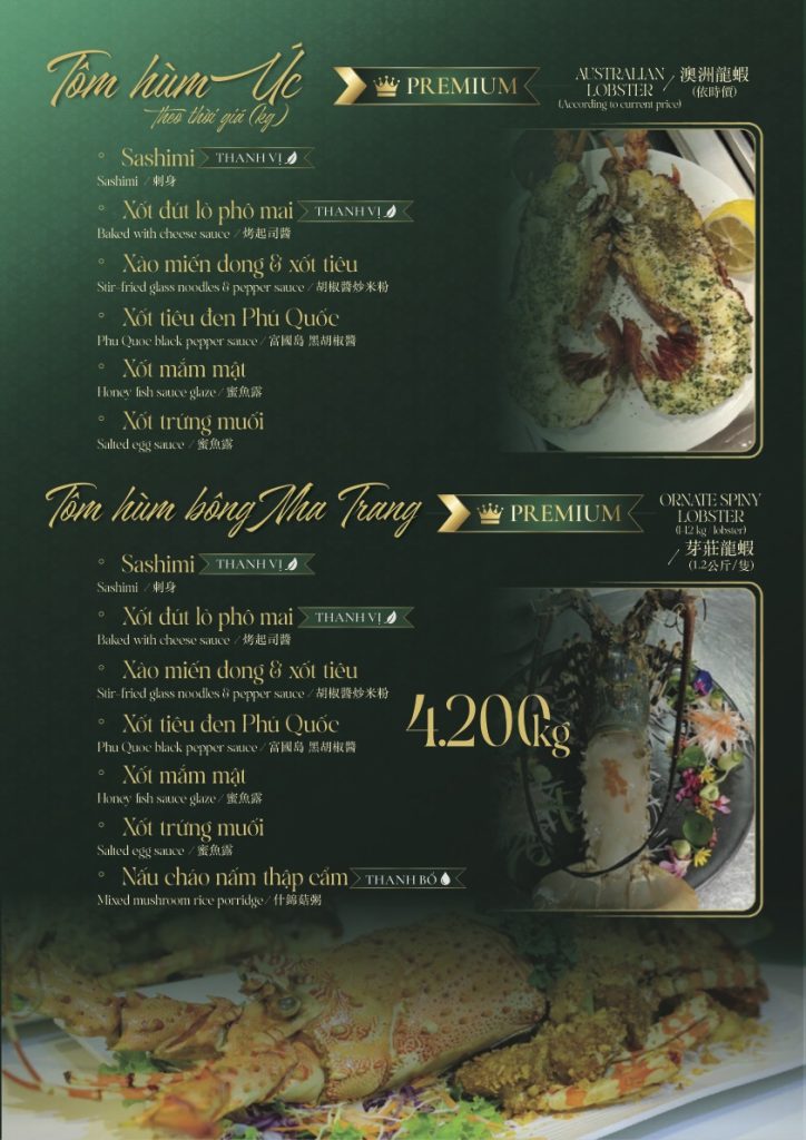 Trang menu 10