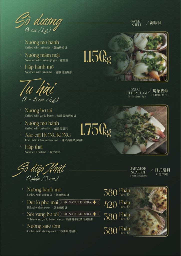 Trang menu 23