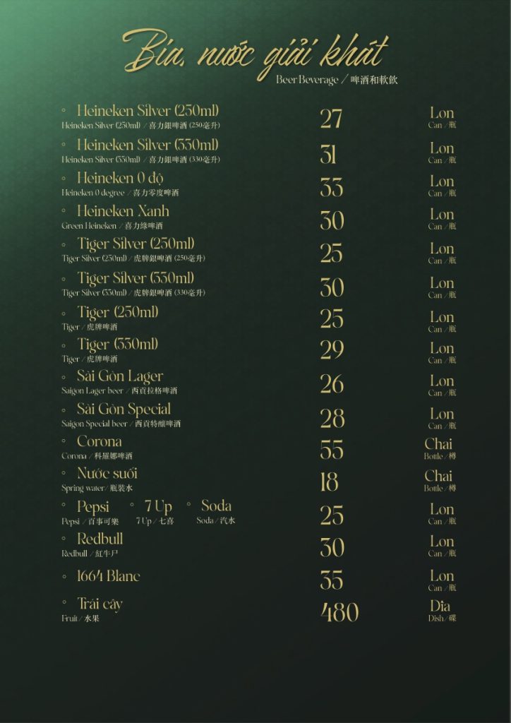 Trang menu 32
