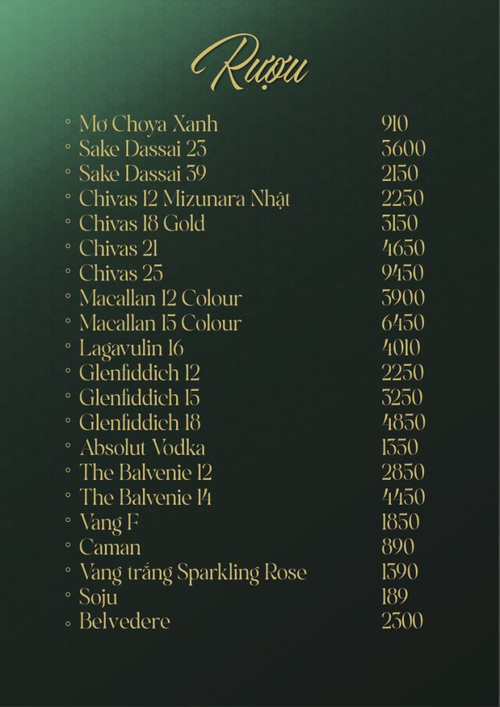 Trang menu 33
